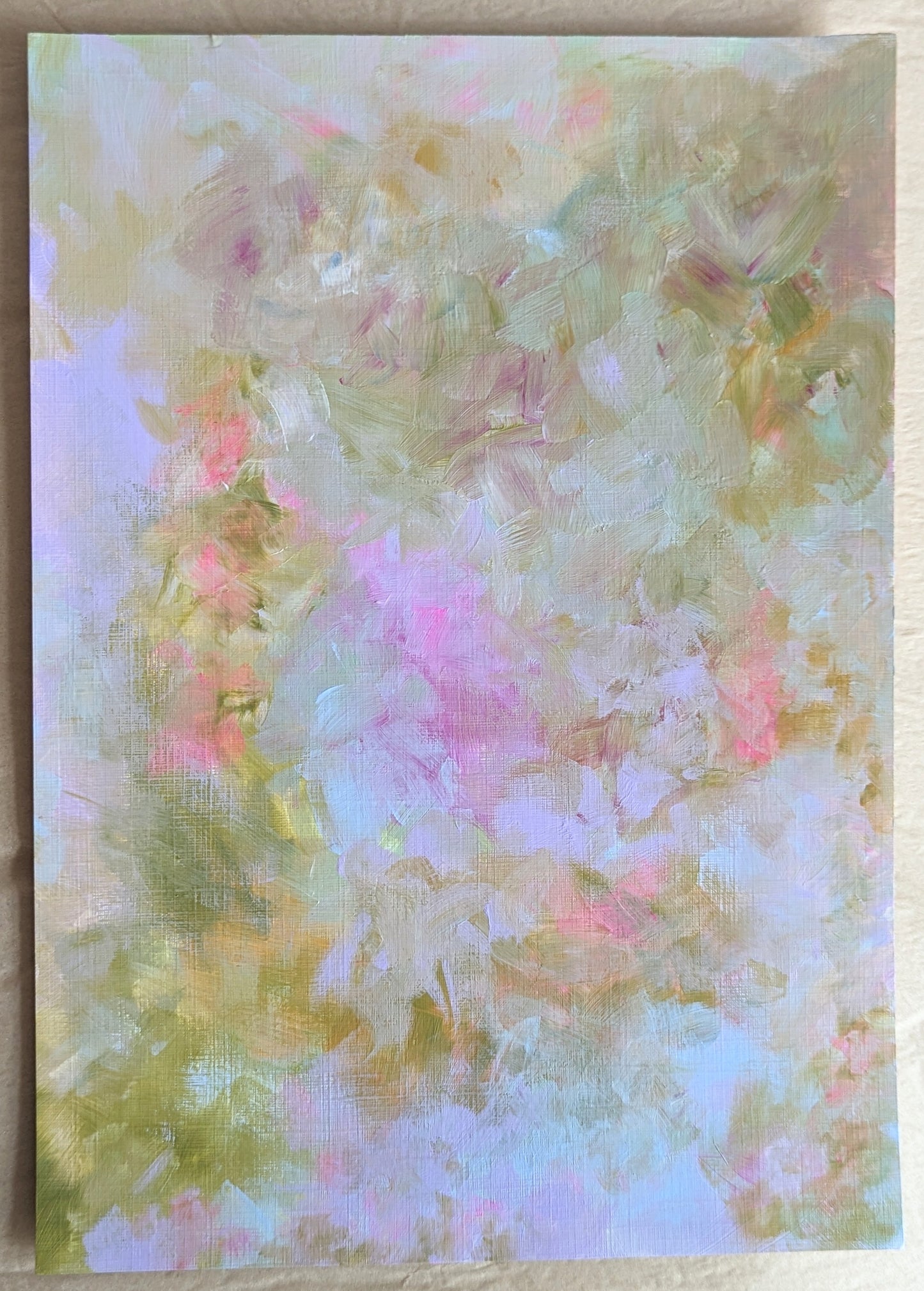 ‘Rose Garden’ Original Acrylic Painting on Paper