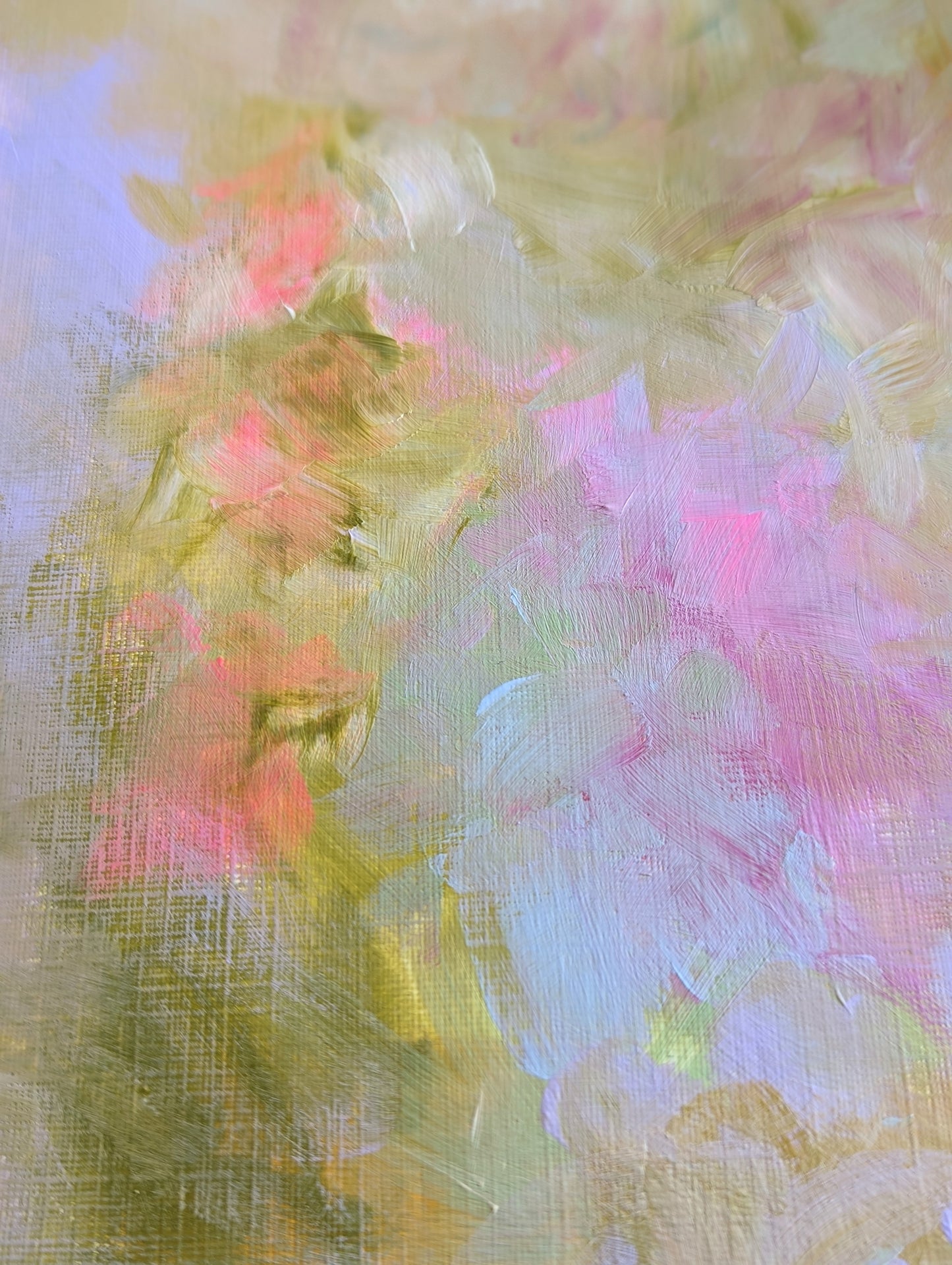 ‘Rose Garden’ Original Acrylic Painting on Paper