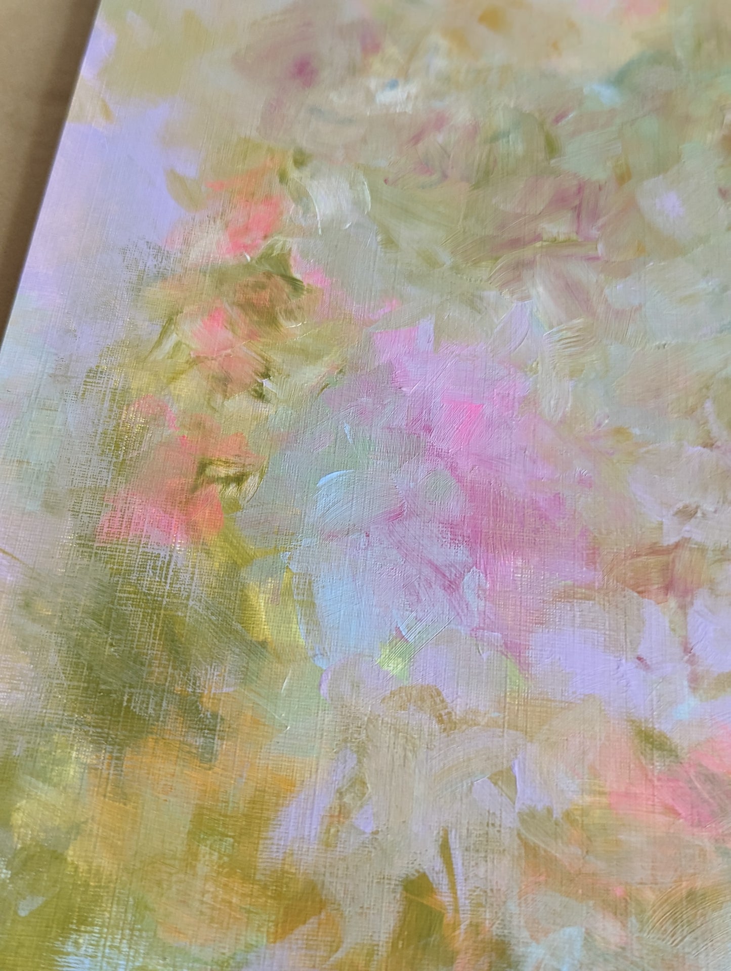 ‘Rose Garden’ Original Acrylic Painting on Paper