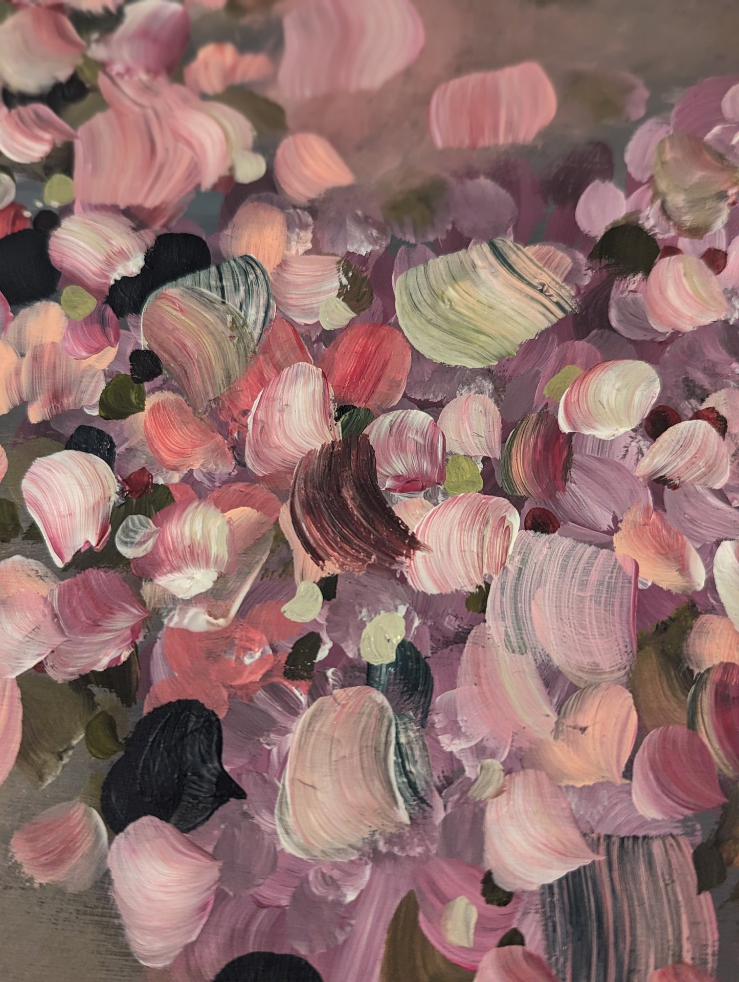 Petal Confetti Original A3 Painting