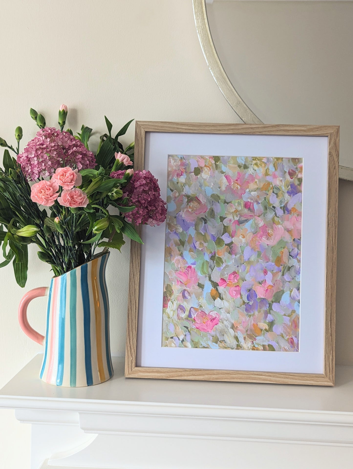 'Floral Blooms' Fine Art Giclee Print